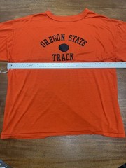 True Vintage 1970s Oregon State Beavers Men’s XL Single Stitch Orange T Shirt