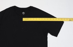 Alo Shirt Mens Small Black Solid Tagless Tri Blend Jersey Crewneck T-Shirt Tee