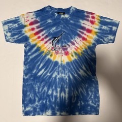 Gulf Shores Alabama Shirt Mens S Blue Tie Dye Short Sleeves Tee