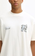 REPRESENT LEGACY FALCON FLAT WHITE T-SHIRT Size Small Oversized