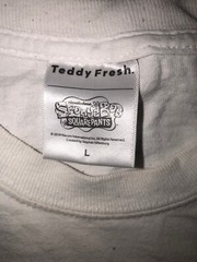 Teddy Fresh Spongebob L Cream Long Sleeve Double Sided *spots
