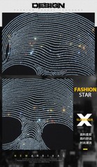 New Fashion Skull Rhinestones Summer Short Sleeve Luxury Men Streetwear T-Shirt