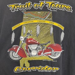 Harley Davidson Trail Of Tears Corridor Alabama Sof Tee USA Vintage T Shirt XXXL