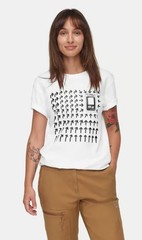 Mammut Massone T Shirt Barry Vox Medium 100% Organic Cotton White