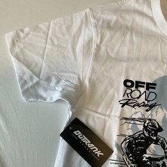 Outrank Always Active Short Sleeve T Shirt Mens Size 2XL White Racing Graphic