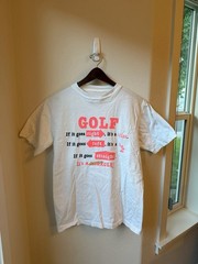 Funny Golf Graphic Tee (Fits M/L)