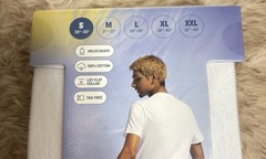 Men’s Pair Of Thieves 3pk Classic Crew Neck White T-Shirts S NIB