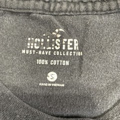 Hollister T Shirt Mens Small Black 100% Cotton Must Have Collection