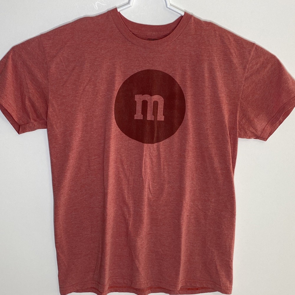 M&M Red Candy Graphic T-Shirt XL Cotton Poly Blend EUC