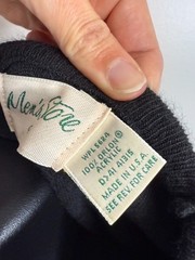 Vintage Men’s Store Sweater Black Size Large Orlon Acrylic Made In USA
