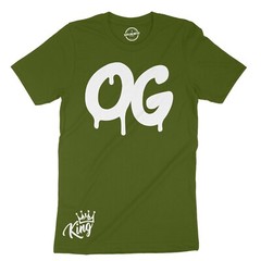 Urban Hip Hop Design Style Black Men’s T Shirt OG King Graffiti Graphic Tees
