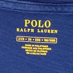 Polo Ralph Lauren Tshirt Mens 2XB Blue Eagle Stars NYC Preppy Heritage Patriotic