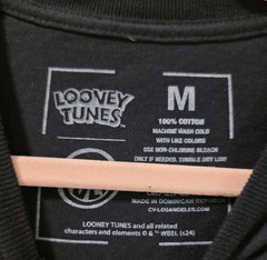 Looney Tunes Marvin The Martian Black T-Shirt Warner Bros Fifth Sun Size Med