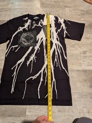 NWT Monami Frost Streetwear Black White Abstract Tee shirt Size Small Rare VHTF