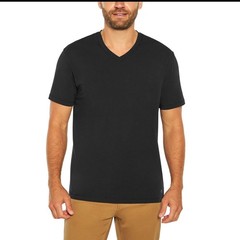 Banana Republic V-Neck T-Shirt 3-Pack Cotton Stretch White Black Sizes M-XL