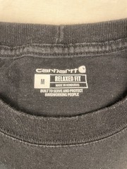 Carhartt Shamrock T-Shirt Relaxed Fit Heavyweight Short Sleeve M Black