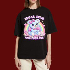 Sugar Spice Anti ICE Shirt Protest Statement Tee