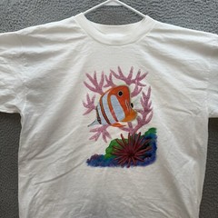 Vintage Murina Shirt Adult One Size White Oversized Sleep Shirt Nature 1990s