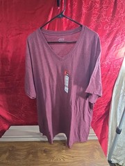 BCG T-shirt V-Neck Cotton Men’s Styled,Light Grey, Pullover, Casual Size 4XL