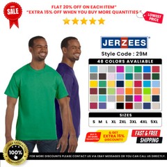 Jerzees 29M Adult Crew Neck T Shirt DRI POWER Active Short Sleeve Top T-Shirt