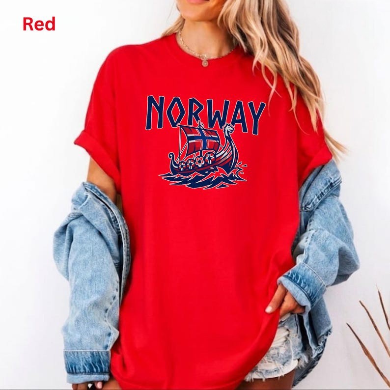 Norway Soccer Shirt, Norway Soccer Fan Gift, World Game Shirt, Norway Soccer Tee
