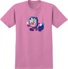 Spitfire x Sci-fi Fantasy Shirt Burning Time Azalea Pink Skateboard Mens