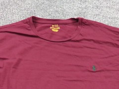 Polo Ralph Lauren Shirt Mens 2XB Maroon Short Sleeve Logo Cotton T-shirt