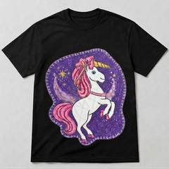 HOT!! Unicorn Graphic T-Shirt Cute S-5XL