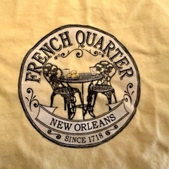 Hanes ComfortWash “French Quarter–New Orleans Since 1718” Mens Sz XL Graphic Tee
