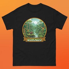 Borneo Malaysia Indonesia – Unisex Short Sleeve T-Shirt