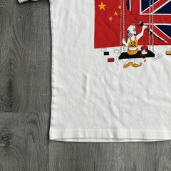Vintage Hong Kong 1997 Shirt Mens Large White Rambo Flag Souvenir 90s Tee