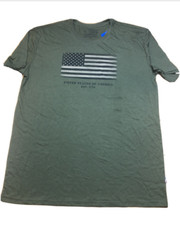 GREAT AMERICAN LAKE & TIMBER MEN’S GRAPHIC T-SHIRT(OLIVE LARGE)NWT