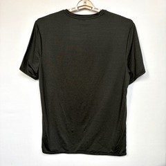 Quince Flowknit Breeze Performance Tee Shirt Men L Heather Black Athletic GUC