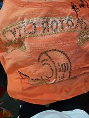 The Great China Wall 2XL VINTAGE AUTHENTIC SWAROVSKI Crystals Men’s MOTOR CITY