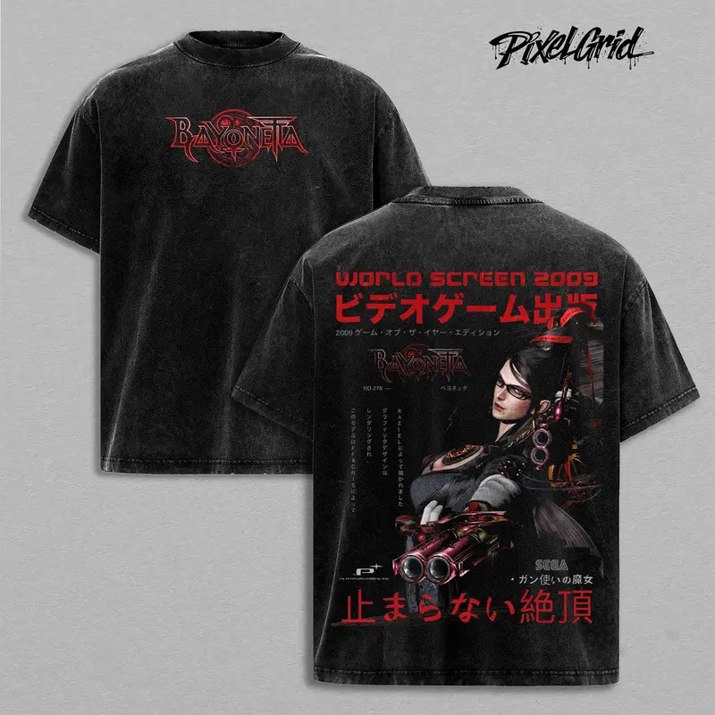 Bayonetta Umbra Witch Character Merch, Classic Action Game Apparel, Japanese Ga