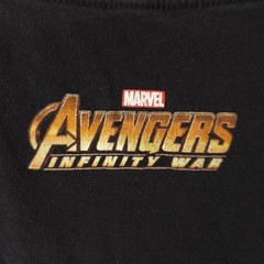 Avengers Infinity War T Shirt Mens Size Medium Black Marvel Comics Movie Tee