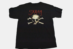 Sixx A.M. Mens Sixx AM Rock Band Darkness Skull Black Shirt New L, XL, 2XL