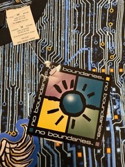 No Boundaries Cyber Nation Shirt Size Medium Vintage Y2K NWT Circuitry