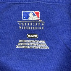 MLB Los Angeles Dodgers T-Shirt Men Medium Blue LA Embroidered Logo Short Sleeve
