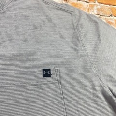 Under Armour Shirt 3XL Gray Performance Athletic Training Gym Workout Tee Mens
