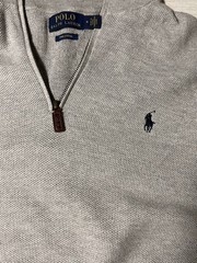 Polo Ralph Lauren Men’s Gray 1/4 Zip Pullover Sweater Knit Jumper Size [M]