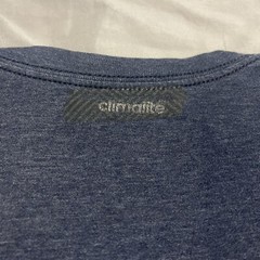 Adidas Shirt Men Small Blue Climalite Lightweight Sports Casual Athletic Solid