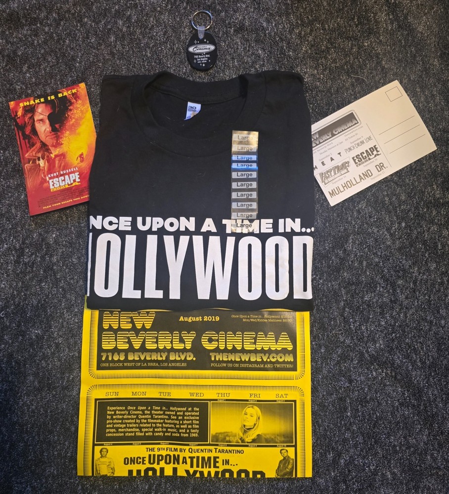 RARE Once Upon a Time in Hollywood New Beverly Cinema T-Shirt Combo – S,M,L,XL