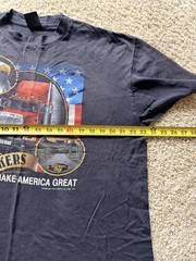 Vintage 1992 3D Emblem Truckers Only Make America Great T-Shirt USA XL