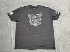 Lot of 13 Grunt Style Nine Line Shirts Size 2XL American Flag Military**See Pics