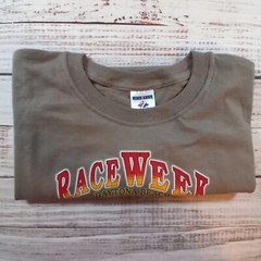Race Week T Shirt Mens M Beige Daytona Beach 2012 Nascar Racing Motorsports
