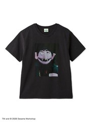 SESAME STREET 【UNISEX】Vintage Photo T-Shirt Size M / L Black From JP NEW