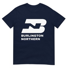 Burlington Northern Vintage Railroad Train T-Shirt