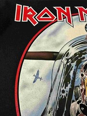 Iron Maiden – Aces High Live To Fly Black T-Shirt Size S to 2XL