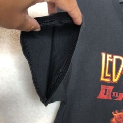 NWOT Led Zeppelin Concert Tee Shirt Rock and Roll Four Sticks Japan 2007 S SMALL